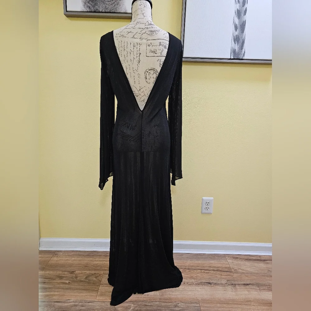 NEW ZARA FLUID OPEN BACK DRESS - Picture 4 of 11